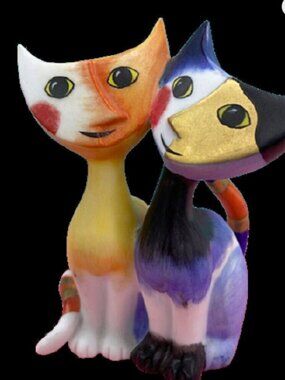 Rosina  Cat Figurine - Sabina and Sabina - Cat lovers